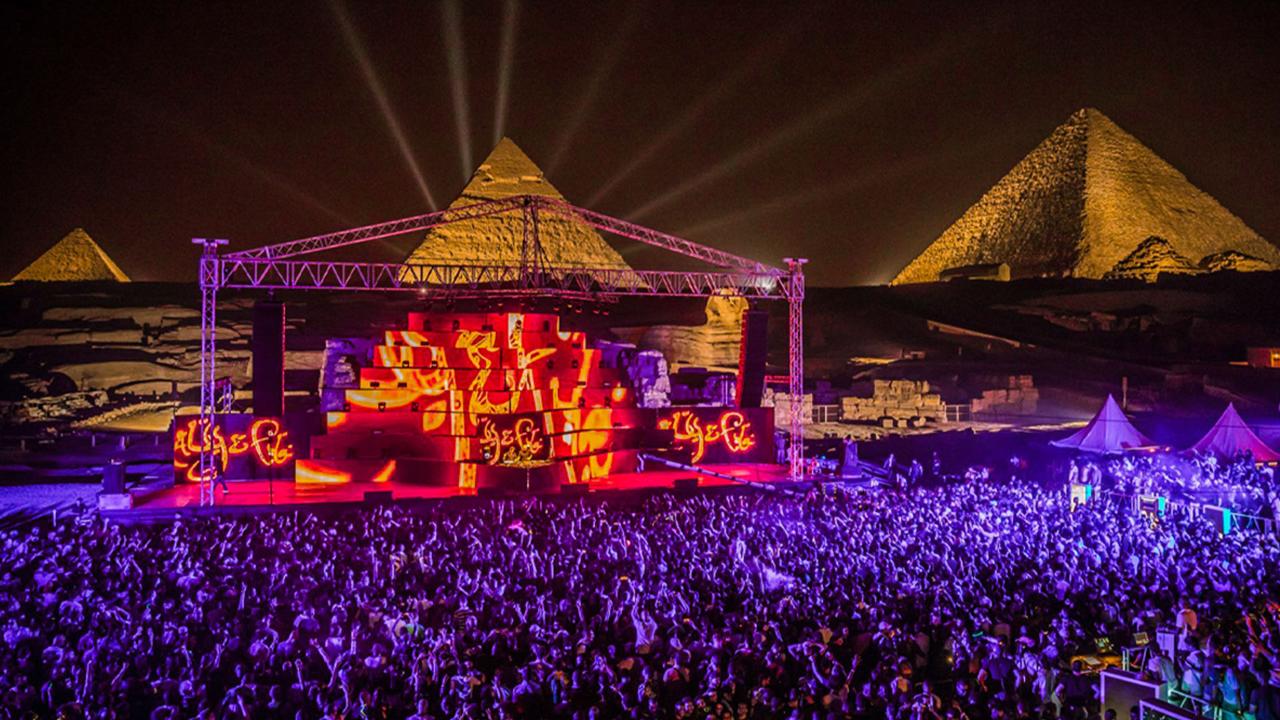 Sound & Light Show at the Pyramids in Cairo