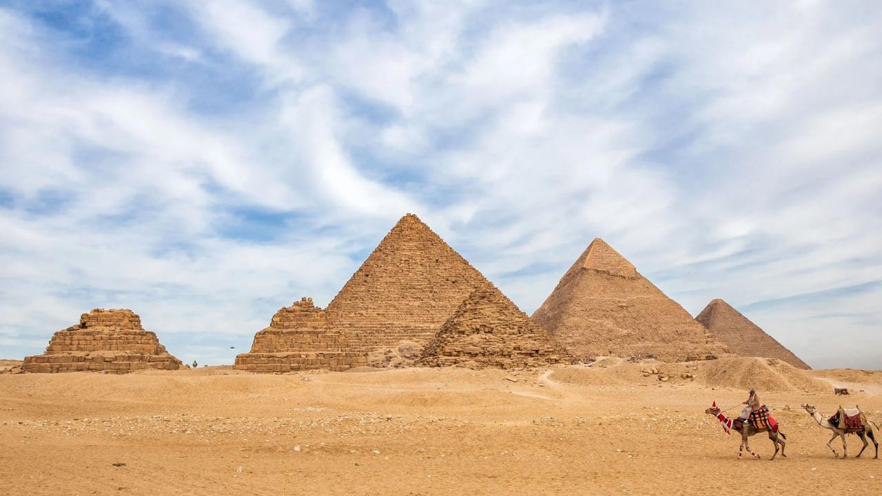 Pyramids and Citadel from Alexandria Hotels